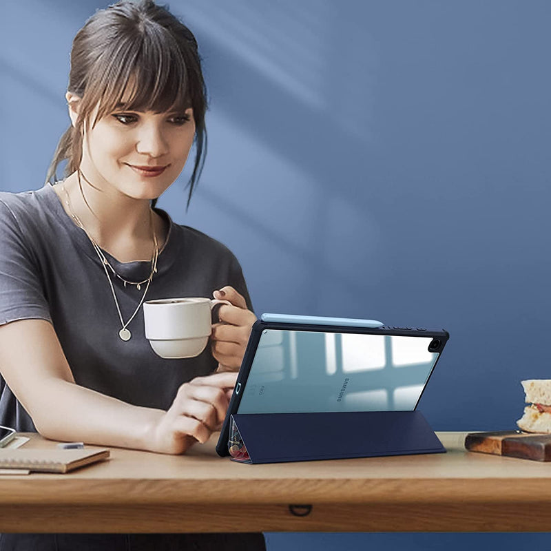 women coffee and fintie s6 lite hybrid case