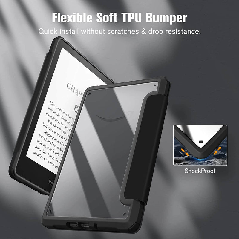 Kindle Paperwhite (11th Gen 2021) Hybrid Slim Case | Fintie