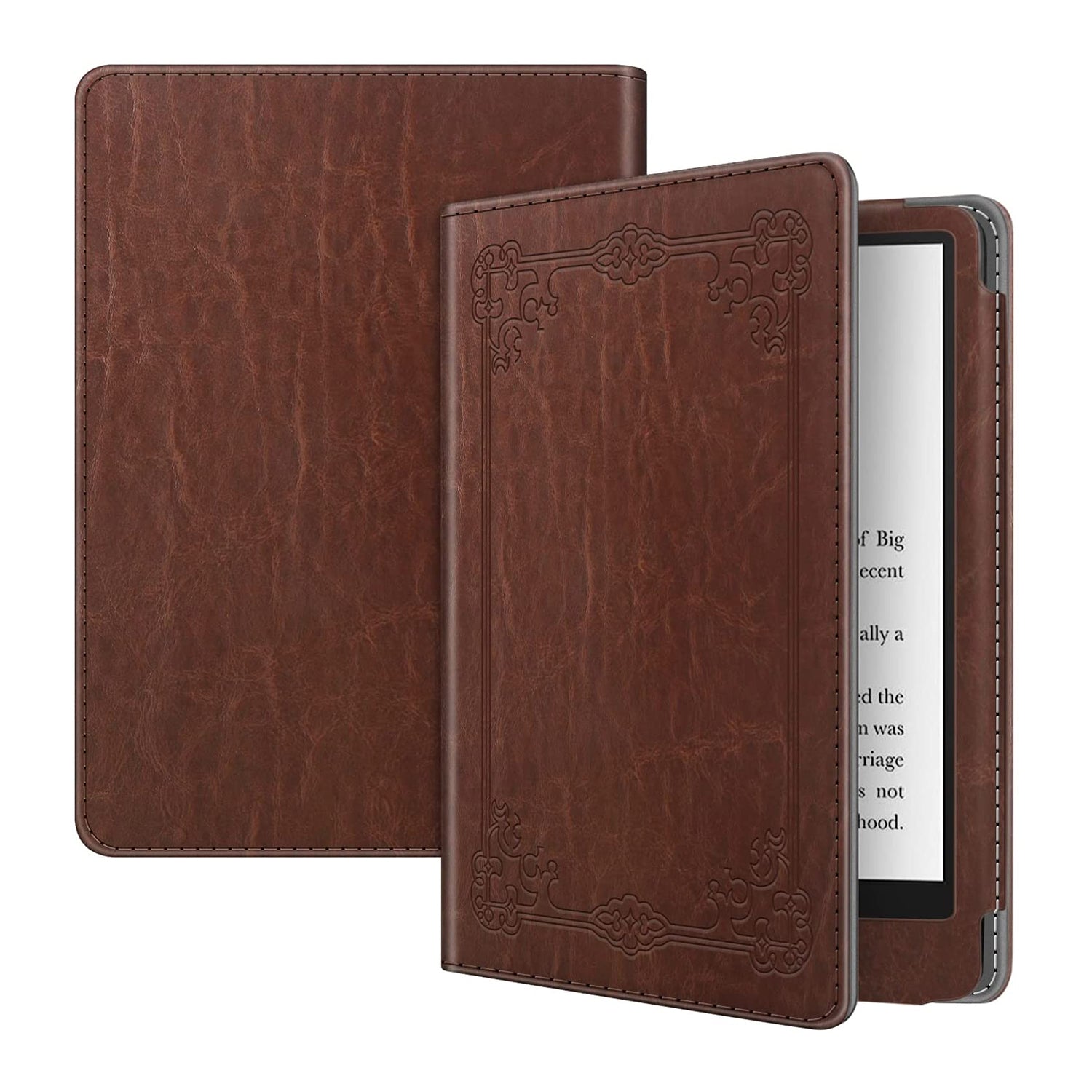 FINTIE Étui pour 6,8 Kindle Paperwhite (11e génération, modèle 2021),  Coque de Protection Kickstand avec Fente pour Carte et dragonne,  Veille/Réveil