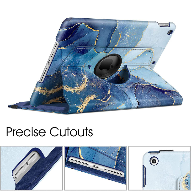 iPad 9th Gen, iPad 8th/7th Gen 360-Degree Rotating Case with Pencil Holder | Fintie