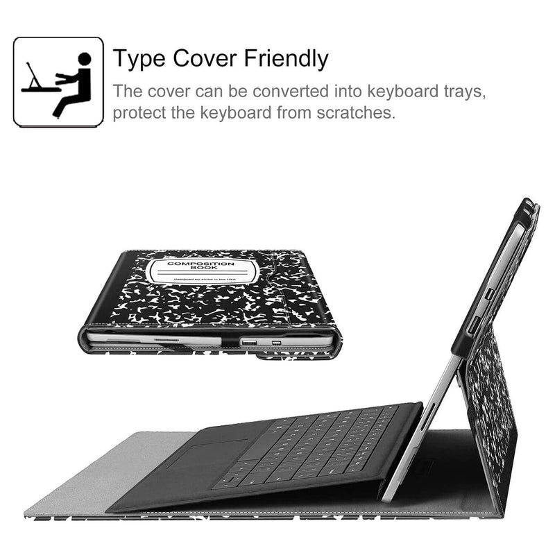 fintie composition book case for surface pro 7 