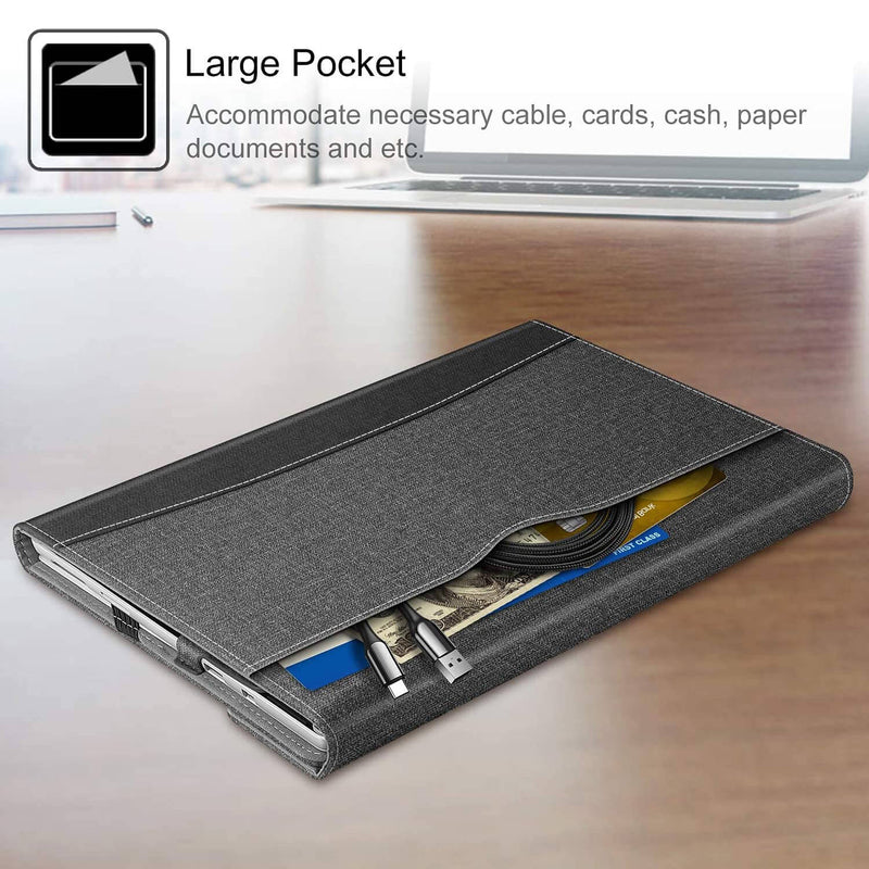 ms surface pro 7+ 2021 case with pocket