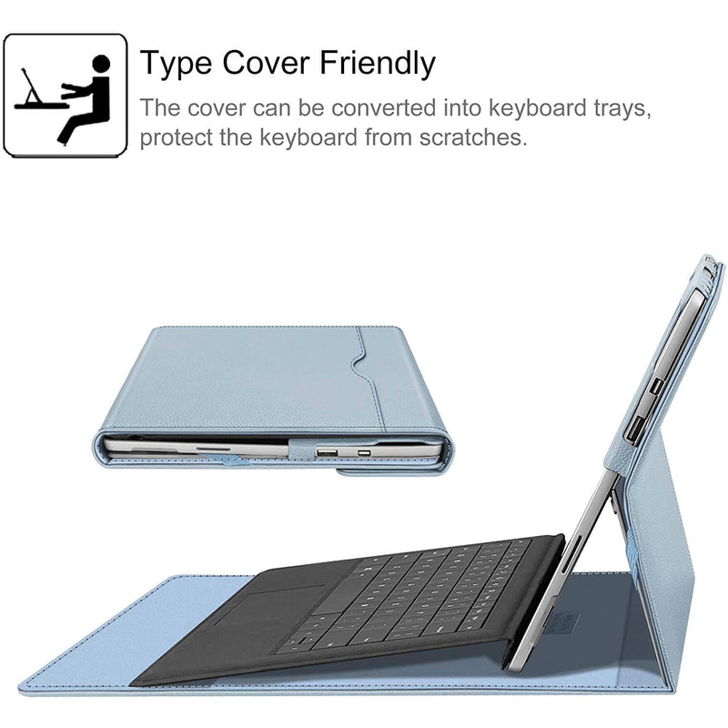 surface pro 5 type cover friendly case