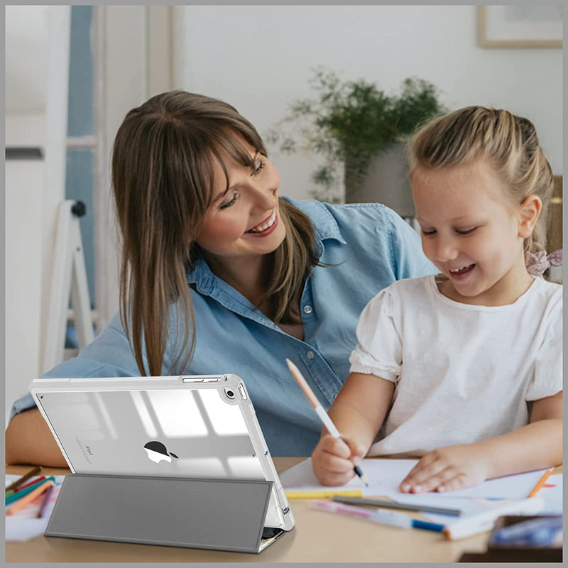 iPad 6th/5th Gen (2018/2017), iPad Air 2nd/1st Gen Hybrid Slim Clear Back Case | Fintie