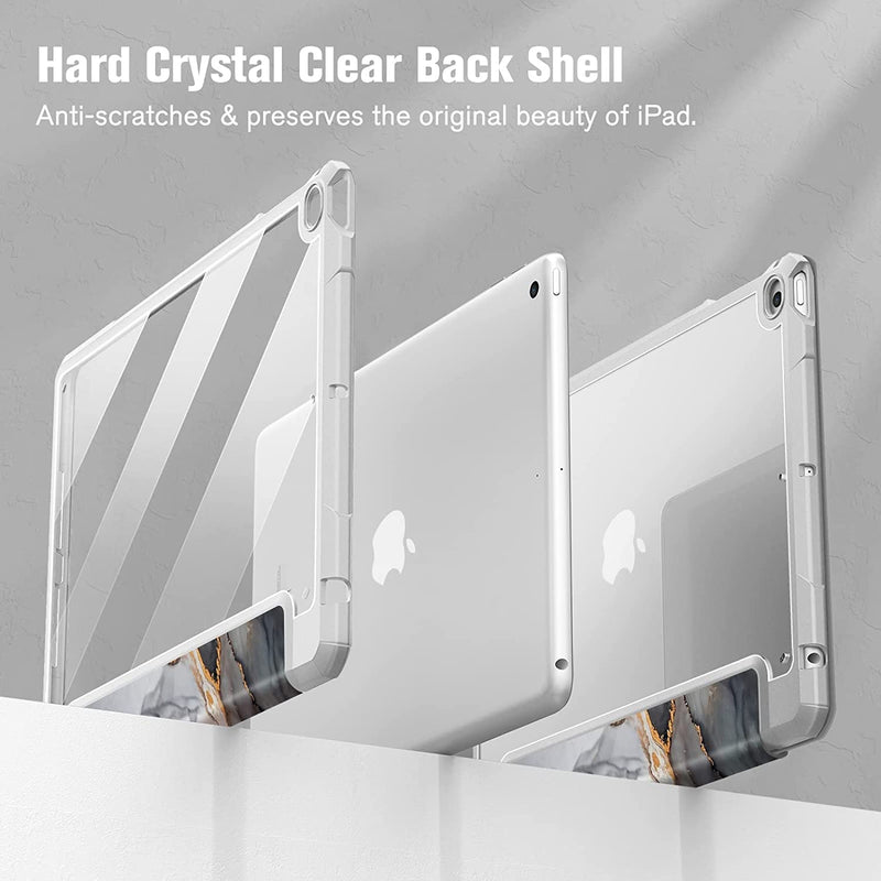 iPad 6th/5th Gen (2018/2017), iPad Air 2nd/1st Gen Hybrid Slim Clear Back Case | Fintie