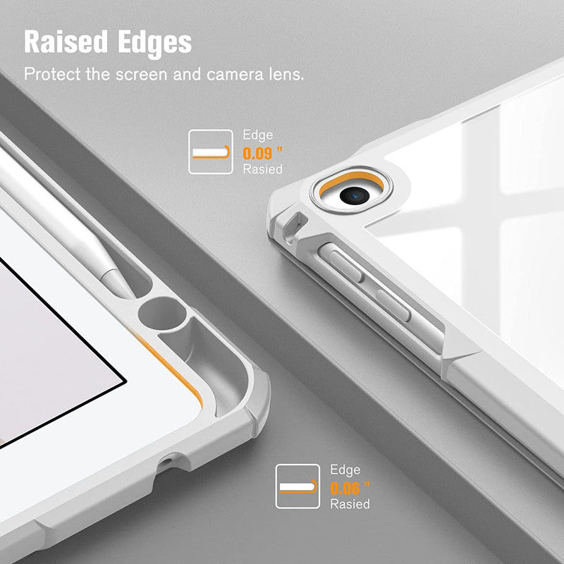 iPad 6th/5th Gen (2018/2017), iPad Air 2nd/1st Gen Hybrid Slim Clear Back Case | Fintie