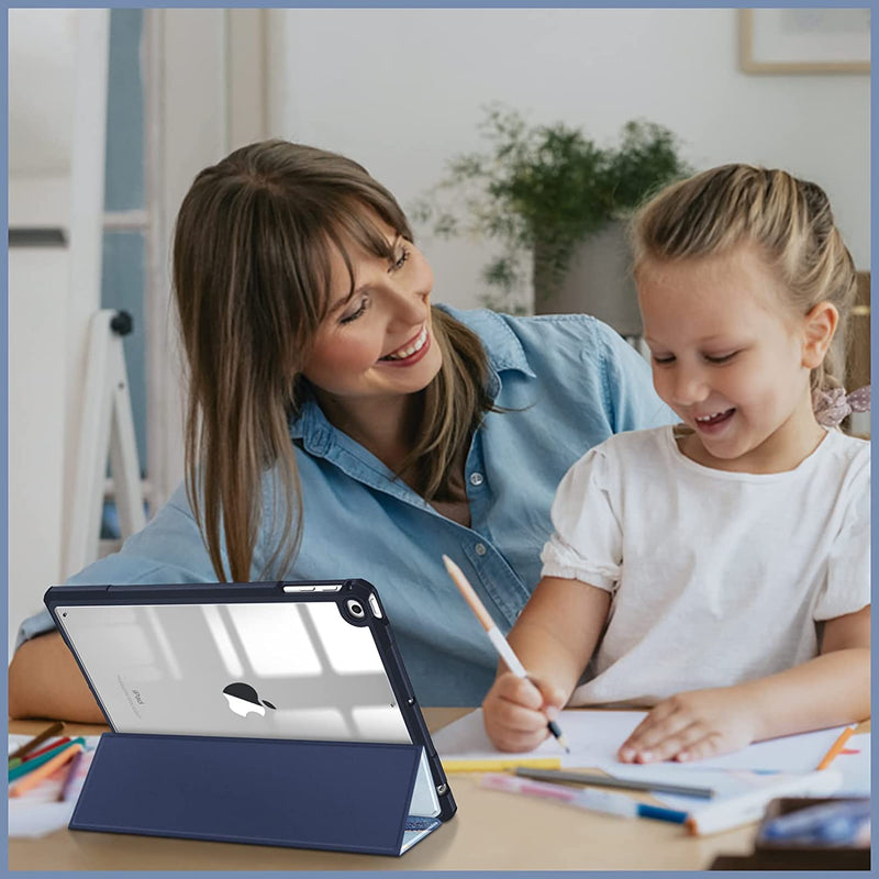 iPad 6th/5th Gen (2018/2017), iPad Air 2nd/1st Gen Hybrid Slim Clear Back Case | Fintie