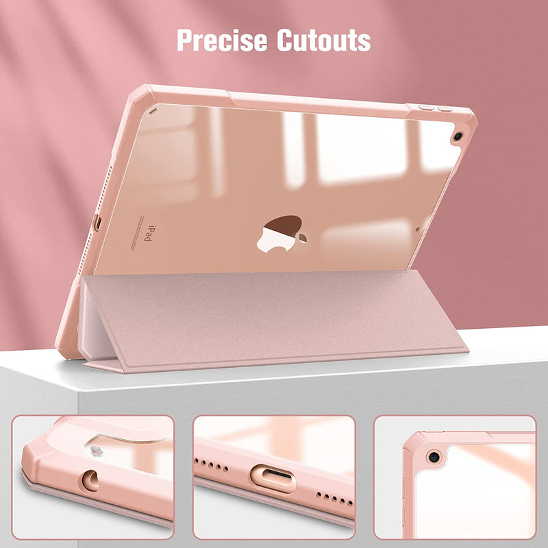 iPad 6th/5th Gen (2018/2017), iPad Air 2nd/1st Gen Hybrid Slim Clear Back Case | Fintie