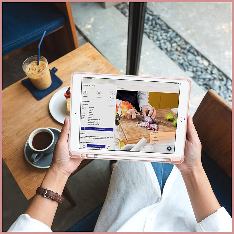 iPad 6th/5th Gen (2018/2017), iPad Air 2nd/1st Gen Hybrid Slim Clear Back Case | Fintie