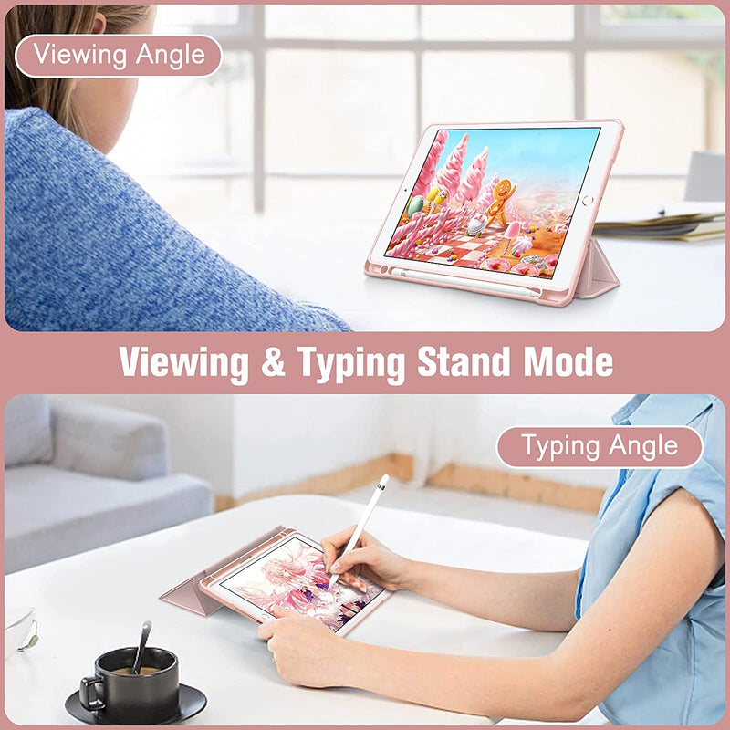 iPad 6th/5th Gen (2018/2017), iPad Air 2nd/1st Gen Hybrid Slim Clear Back Case | Fintie