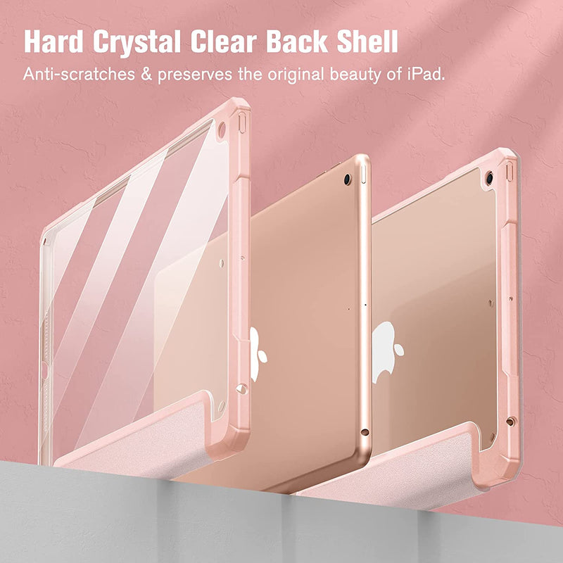 iPad 6th/5th Gen (2018/2017), iPad Air 2nd/1st Gen Hybrid Slim Clear Back Case | Fintie
