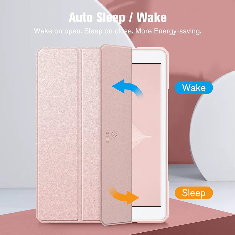 iPad 6th/5th Gen (2018/2017), iPad Air 2nd/1st Gen Hybrid Slim Clear Back Case | Fintie