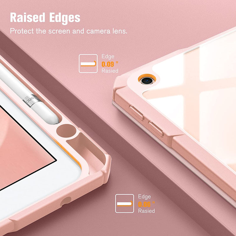 iPad 6th/5th Gen (2018/2017), iPad Air 2nd/1st Gen Hybrid Slim Clear Back Case | Fintie