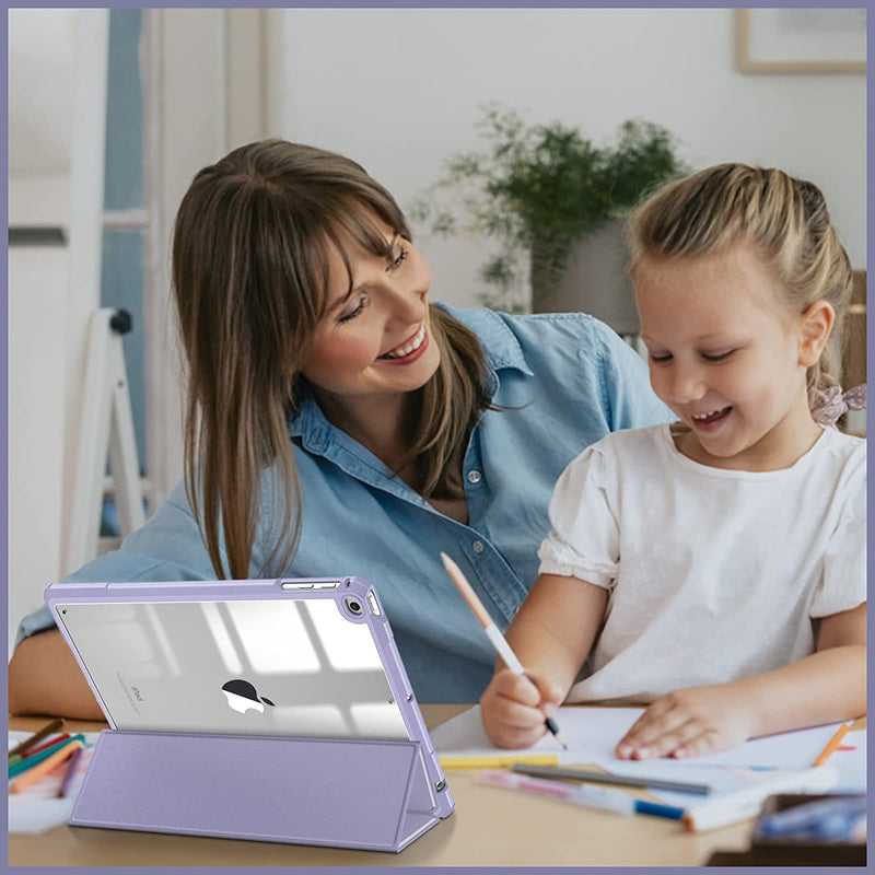 iPad 6th/5th Gen (2018/2017), iPad Air 2nd/1st Gen Hybrid Slim Clear Back Case | Fintie