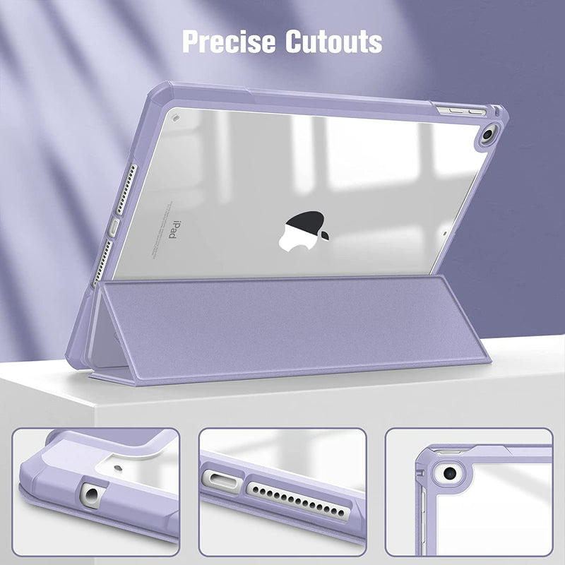 iPad 6th/5th Gen (2018/2017), iPad Air 2nd/1st Gen Hybrid Slim Clear Back Case | Fintie