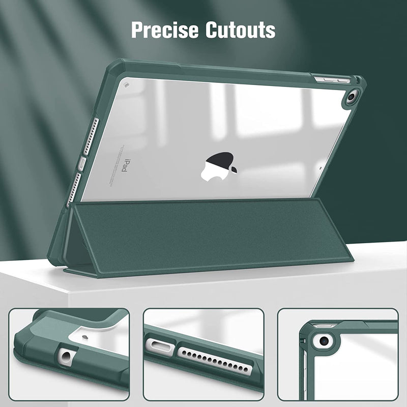 iPad 6th/5th Gen (2018/2017), iPad Air 2nd/1st Gen Hybrid Slim Clear Back Case | Fintie