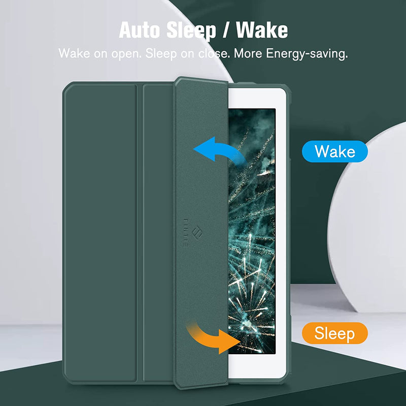 iPad 6th/5th Gen (2018/2017), iPad Air 2nd/1st Gen Hybrid Slim Clear Back Case | Fintie