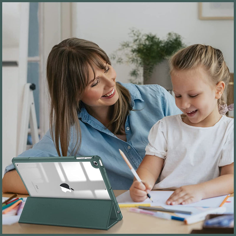 iPad 6th/5th Gen (2018/2017), iPad Air 2nd/1st Gen Hybrid Slim Clear Back Case | Fintie