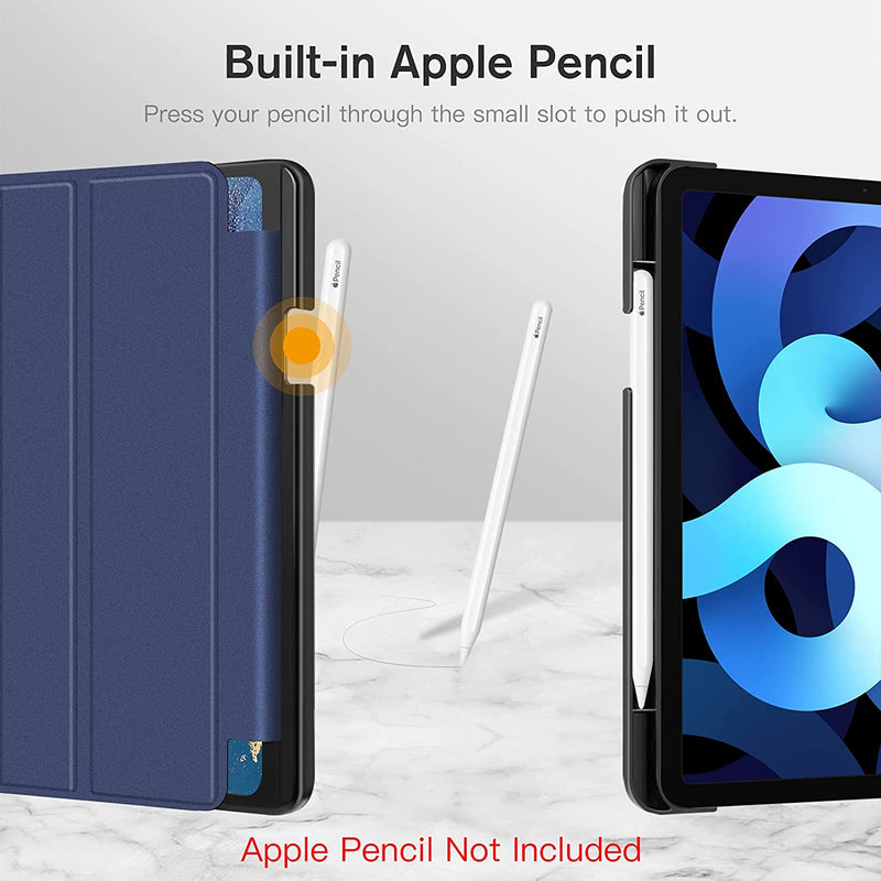 iPad Air 11 (M2 chip)/ iPad Air 5th/4th Gen 10.9" Trifold Case w/ Pencil Holder | Fintie