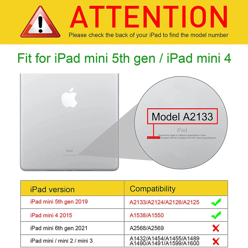 iPad Mini 5 (2019) / iPad Mini 4 (2015) 360° Rotating Case | Fintie