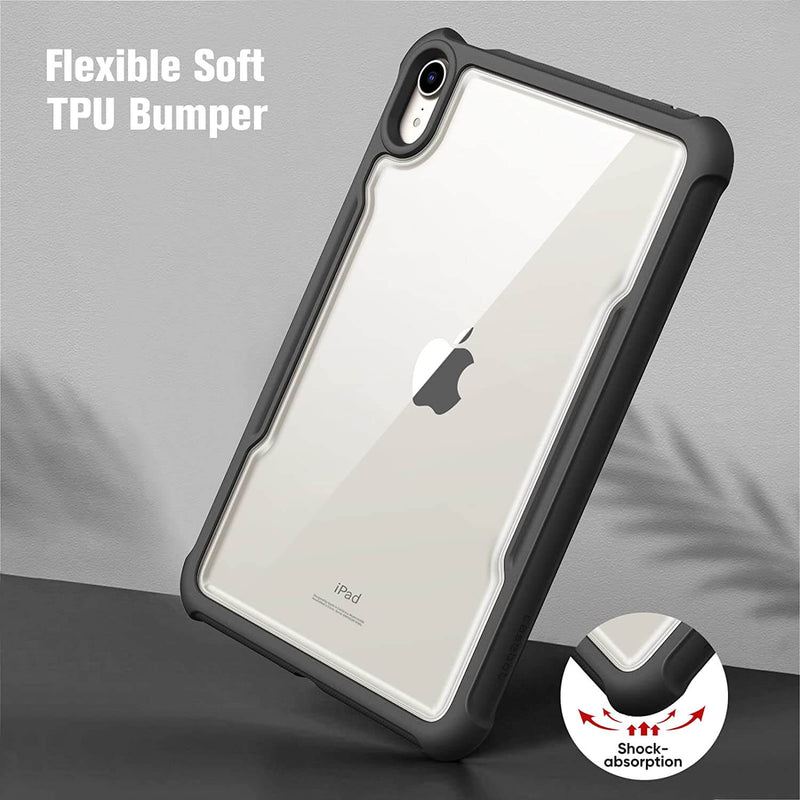 iPad Mini A17 Pro (2024), iPad Mini 6th Gen (2021) Shockproof Hybrid Back Cover | Fintie