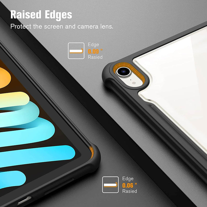 iPad Mini A17 Pro (2024), iPad Mini 6th Gen (2021) Shockproof Hybrid Back Cover | Fintie