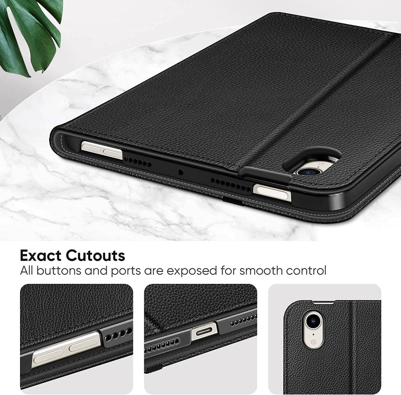 iPad Mini A17 Pro (2024), iPad Mini 6th Gen (2021) Multi-Angle Smart Stand Case | Fintie