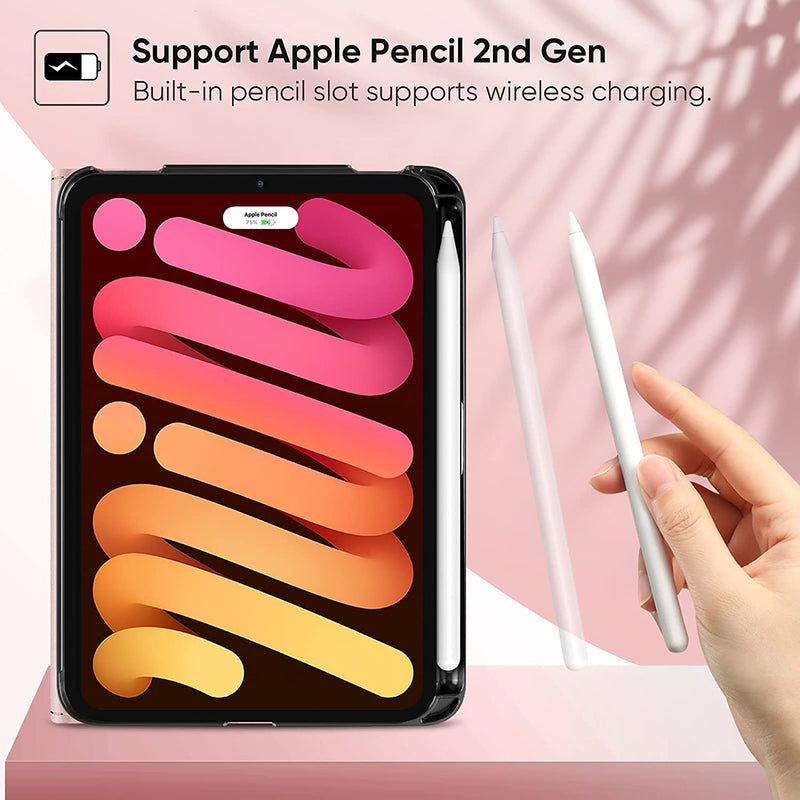 iPad Mini A17 Pro (2024), iPad Mini 6th Gen (2021) Multi-Angle Smart Stand Case | Fintie