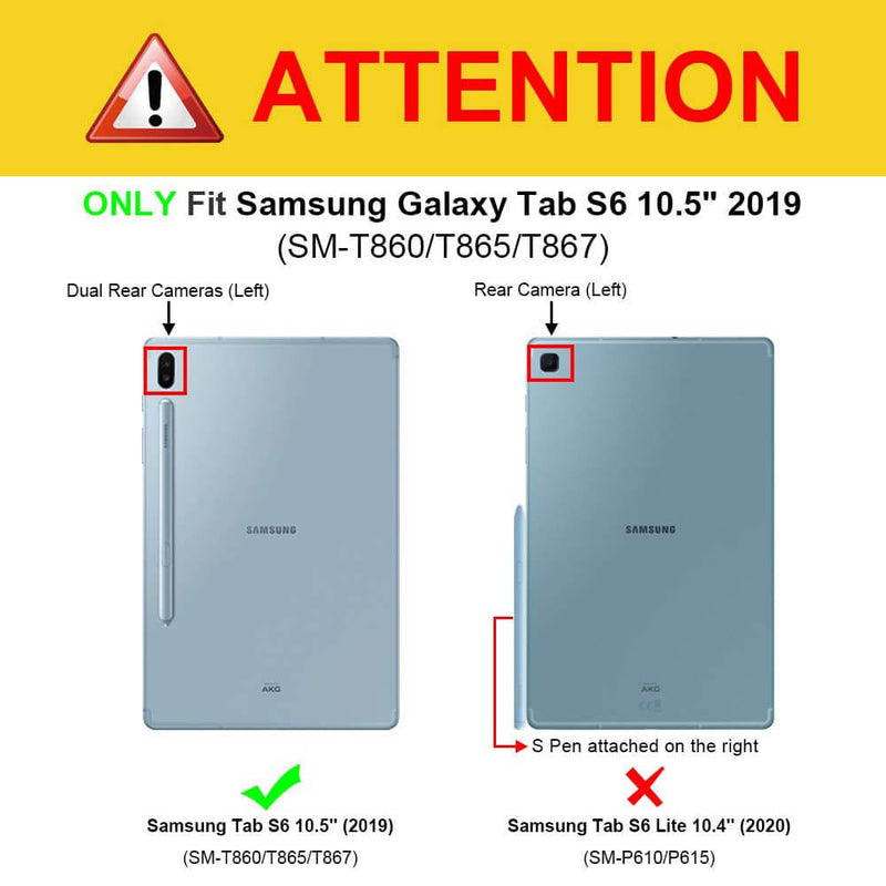 Galaxy Tab S6 10.5" 2019 Multiple Angle Viewing Case | Fintie
