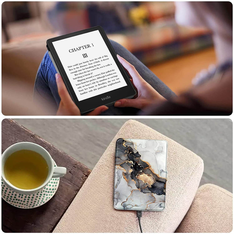Kindle Paperwhite (11th Gen 2021) Slim Leather Case | Fintie