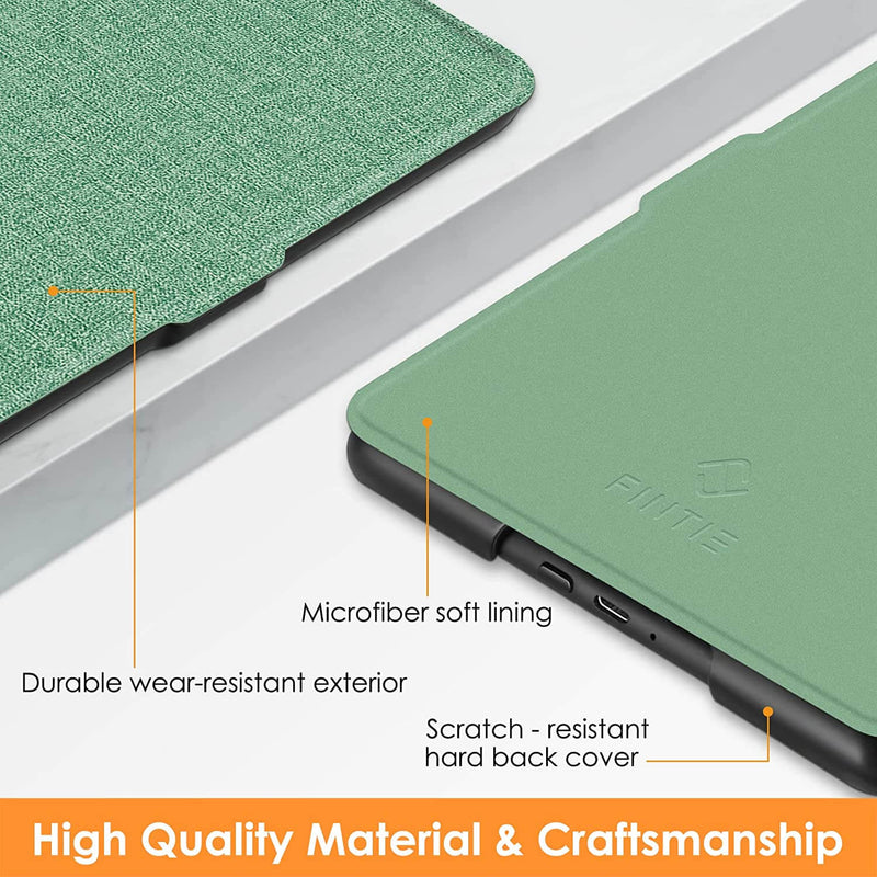 Kindle Paperwhite (11th Gen 2021) SlimShell PU Leather Case | Fintie