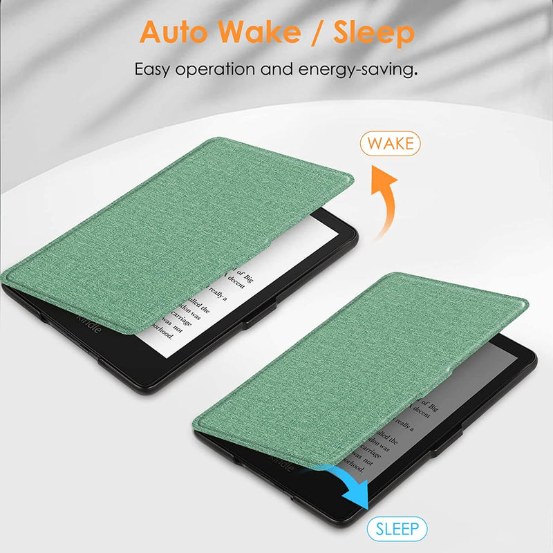 Kindle Paperwhite (11th Gen 2021) SlimShell PU Leather Case | Fintie