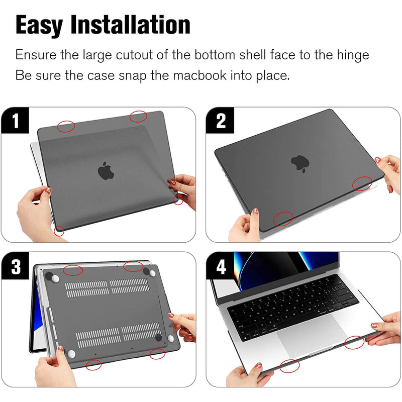how to put a macbook case on