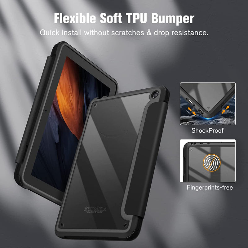 Fire 7 Tablet (12th Gen 2022) Hybrid Slim Case | Fintie