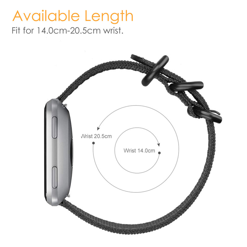 Nylon Band for Fitbit Versa 2/Versa Lite/Versa Special Edition | Fintie