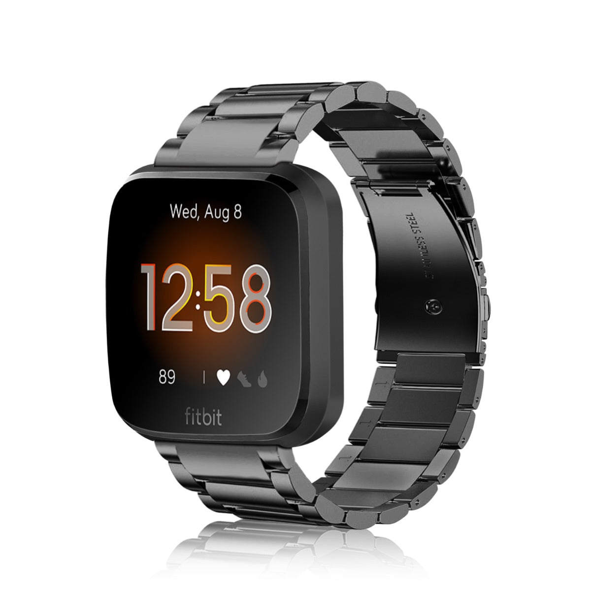 Stainless Steel Wrist band For Fitbit Versa/versa 2/versa lite