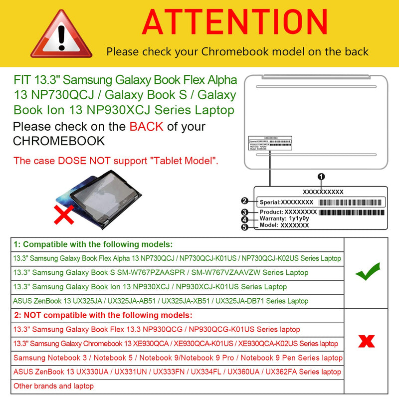 13.3 inch laptop sleeve for galaxy book