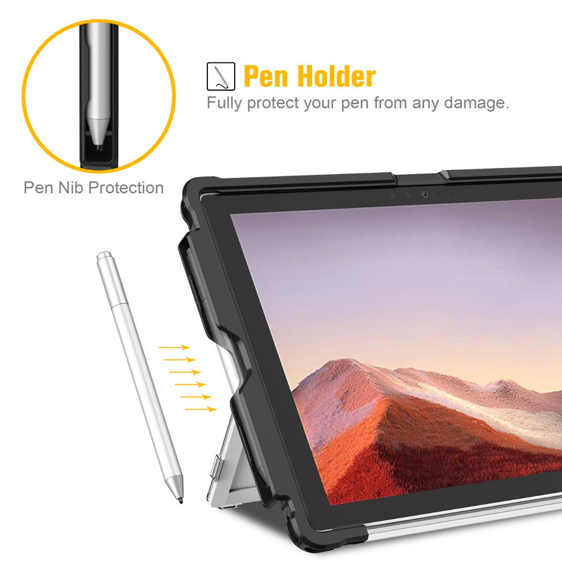 fintie surface pro 7 case with pen holder