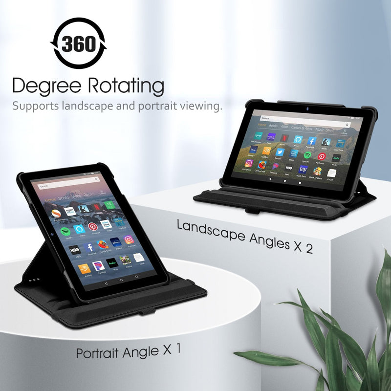 3 viewing angle gen 10 fire hd 8 case fintie