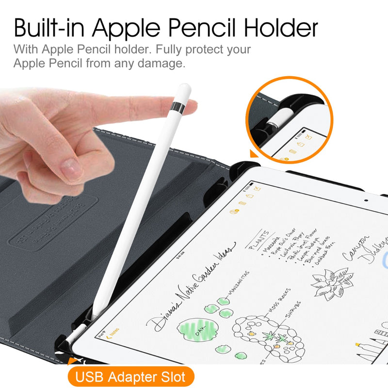 apple ipad 9th generation case with pencil holder
