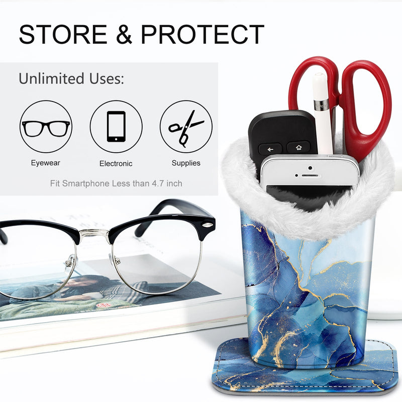 Fintie Plush Lined Eyeglasses Holder with Magnetic Base