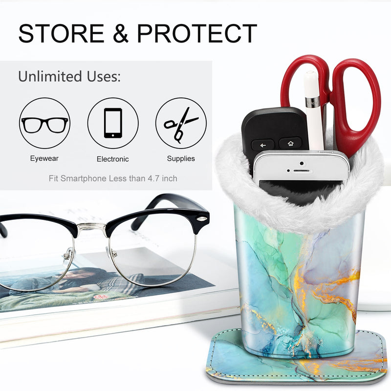 Fintie Plush Lined Eyeglasses Holder with Magnetic Base