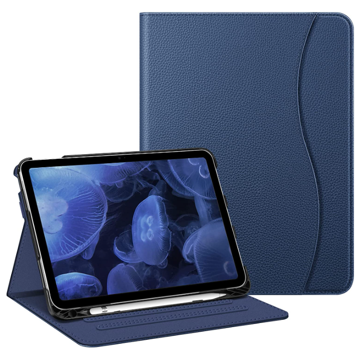 Fintie 10th generation ipad case in navy blue