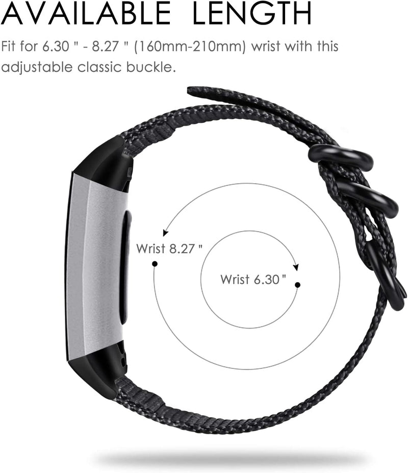 Fitbit Charge 4/ Charge 3 Nylon Sports Band | Fintie