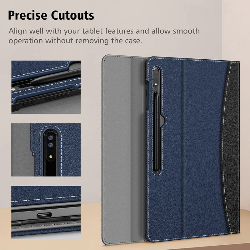 Galaxy Tab S8 Ultra 2022 Multiple-Angle Portfolio Cover | Fintie