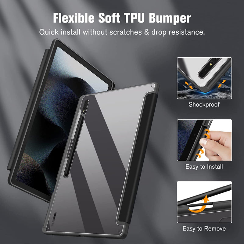 Galaxy Tab S8 Ultra 2022 Hybrid Slim Case | Fintie