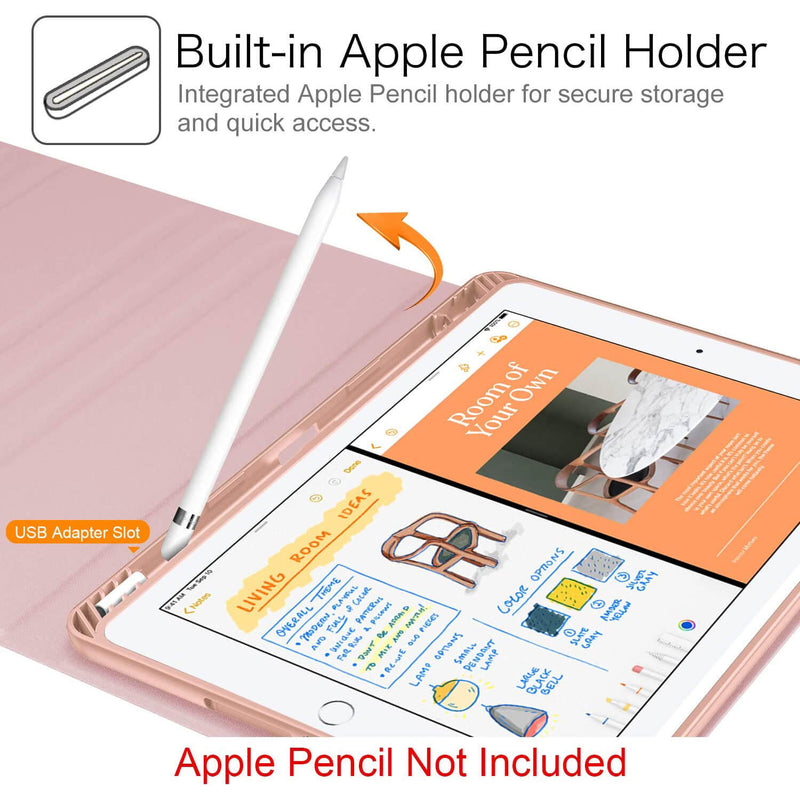 2021 ipad 10.2 inch keyboard case with pencil holder