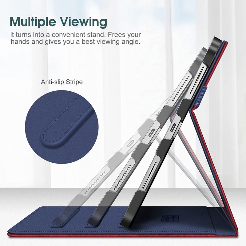 iPad A16 Chip 11" 2025, iPad 10th Gen 10.9" Multi-Angle Viewing Case w/ Pencil Holder | Fintie