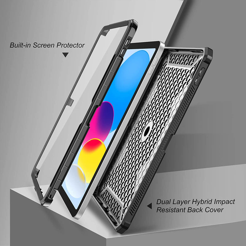 iPad 11-Inch A16 Chip (2025)/ iPad 10th Gen (2022) Tuatara Rugged Case | Fintie