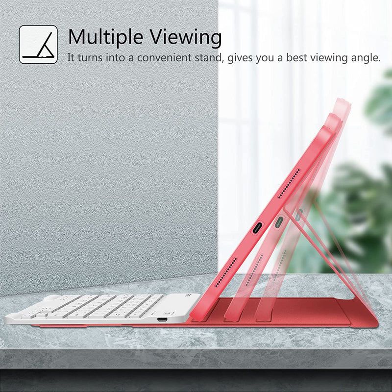 iPad A16 Chip 11-inch (2025), iPad 10th Gen (2022) Keyboard Case w/ Pencil Holder | Fintie